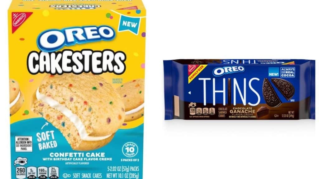 Image of Oreo Cakesters Confetti Cake and Oreo Thins Chocolate Ganache (Source: oreo.com)