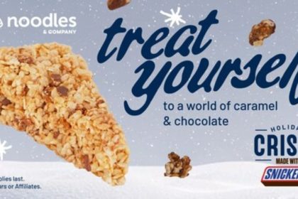 A Noodle Brand is Inviting Guests to Try Its Holiday Crispy Made with SNICKERS®