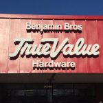 Benjamin Brothers True Value Hardware storefront