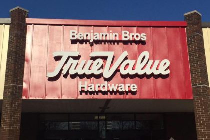 Benjamin Brothers True Value Hardware storefront
