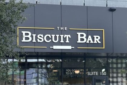 Biscuit Bar signboard