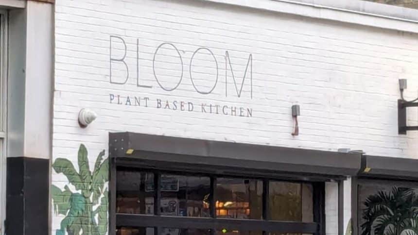 Bloom Plant based Kitchen storefront