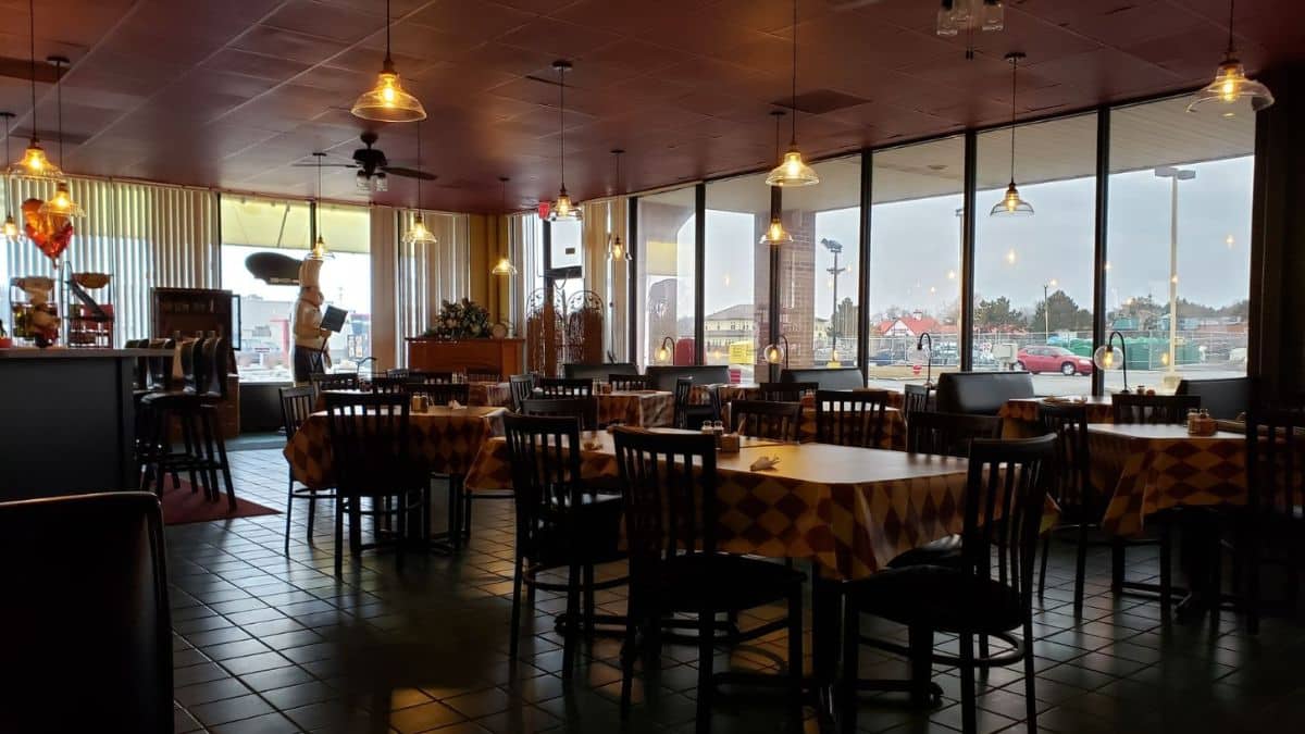 Dalino's restaurant from inside