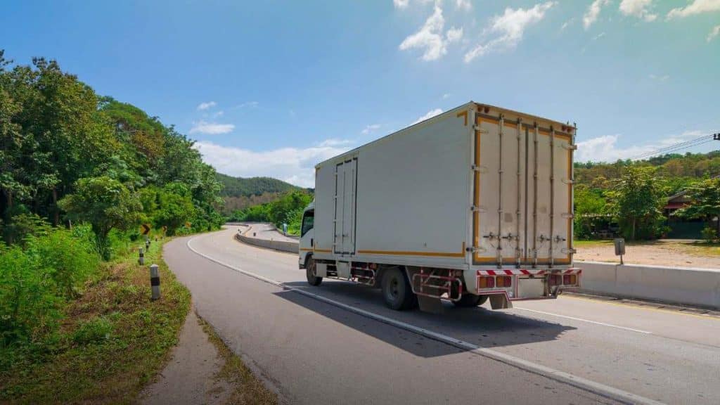 A truck image related to L.S. Trucking, Inc.'s business.