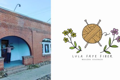 Lula Faye Fiber logo and storefront