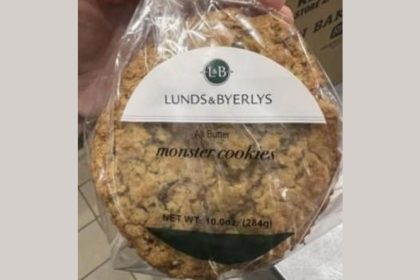 Lunds & Byerlys has issued a voluntary recall of select L&B Monster Cookies due to incorrect labeling, posing a risk of peanut, egg, or soy allergies.