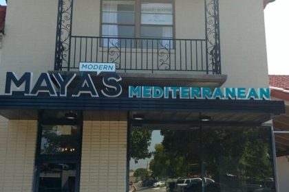 Maya's Modern Mediterranean storefront