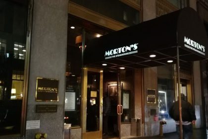 Morton's Steakhouse storefront