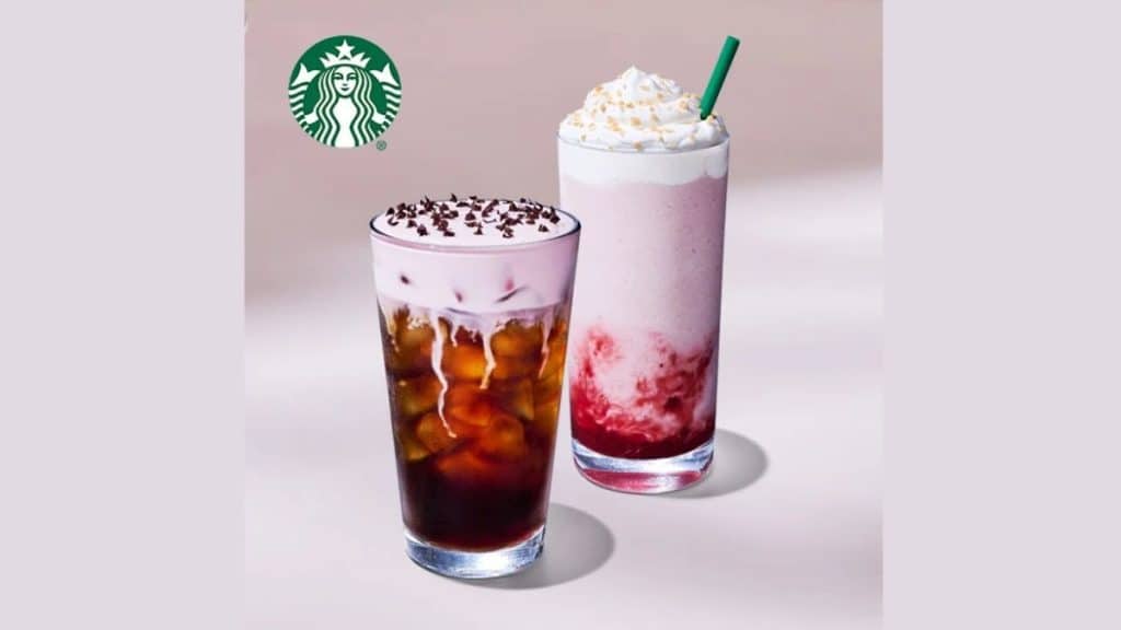 Limited-time beverages at Starbucks for Valentine’s