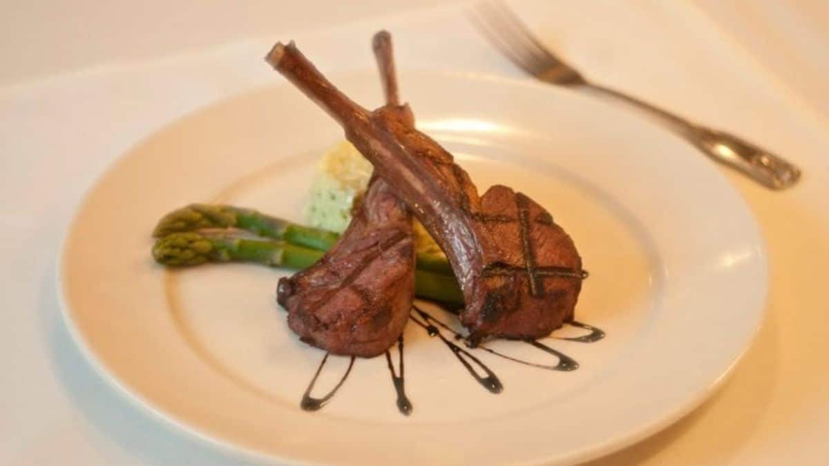 The Brass Door food