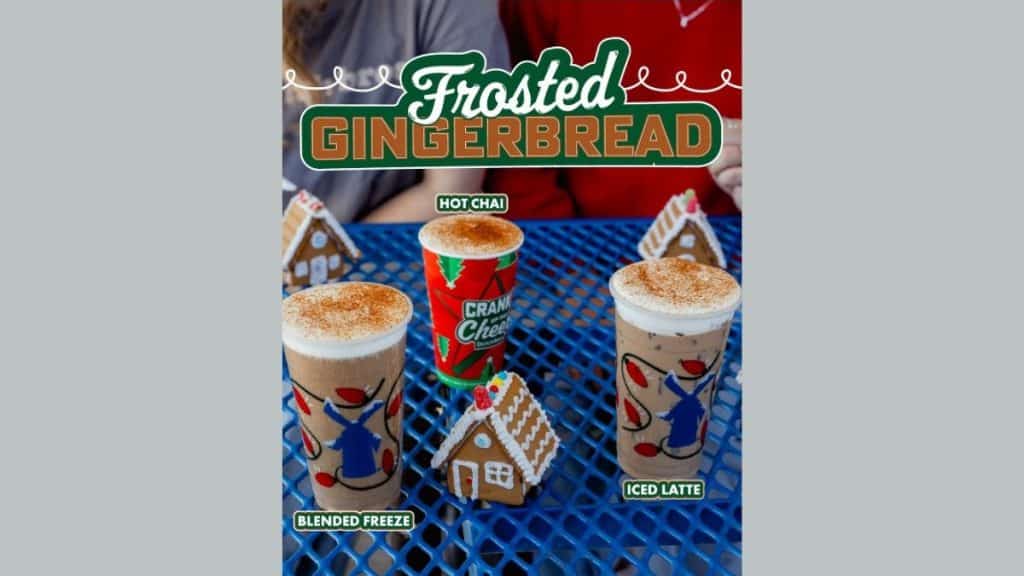Image of three flavors introduced at Dutch Bros for the year-end and holiday season