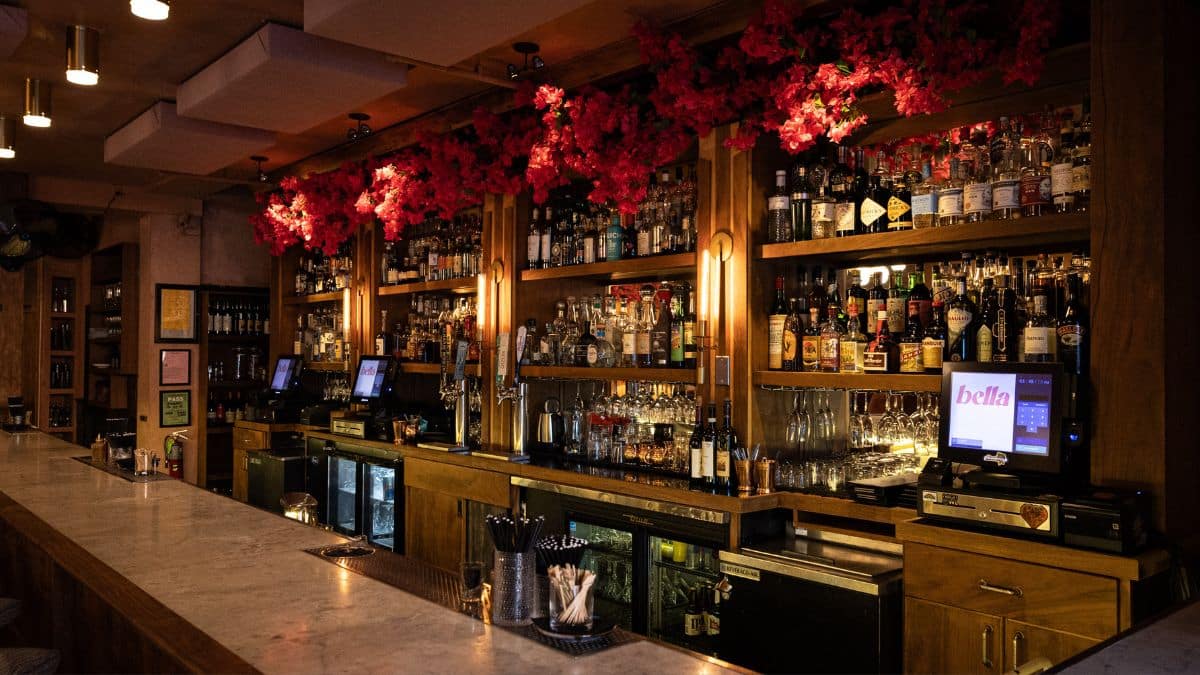 Bar of Bella restaurant