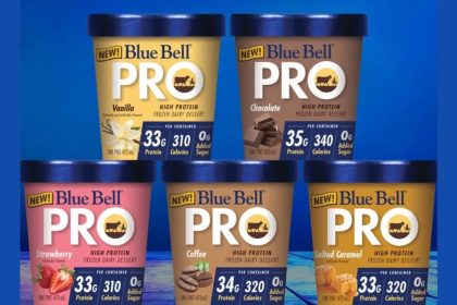 Blue Bell Creameries is expanding its frozen dessert offerings with a new protein-focused lineup, blending indulgent flavors with added nutritional value.