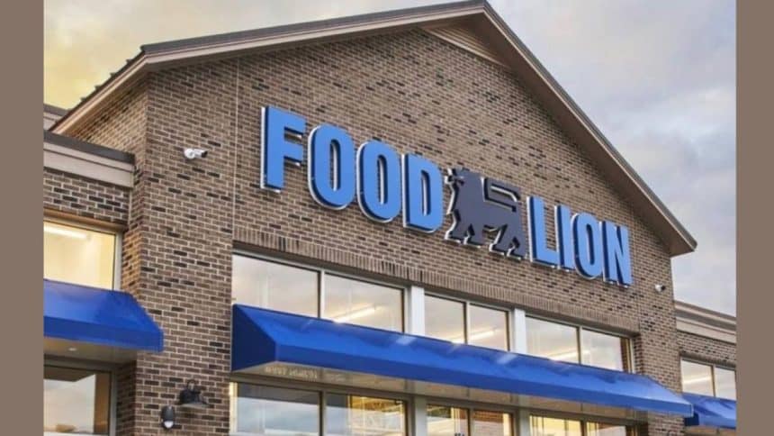Food Lion's storefront