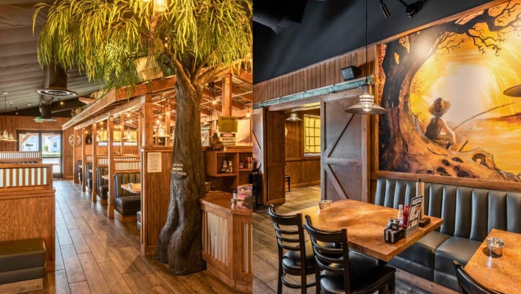 This image shows inside view of the new brunch spot.