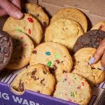 Insomnia Cookies' delicious cookie box