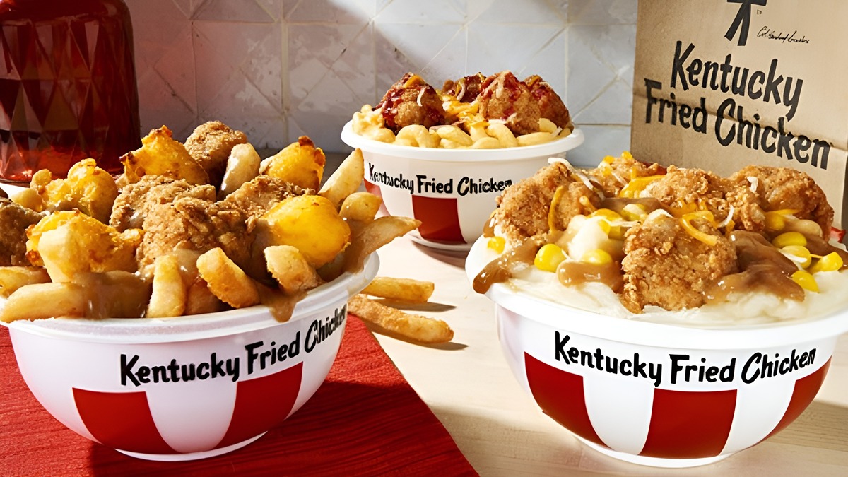 KFC is easing January food restrictions with a comfort-first value lineup, featuring lunch bowls and its playful Bowl-O-Ties campaign.