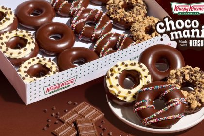 Krispy Kreme has brought back its popular Chocomania Collection, offering a new limited-time lineup of chocolate-glazed doughnuts for six days.