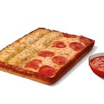 Little Caesars is spotlighting the launch of its new Detroit-Style Slices-N-Stix pizza, offering single-serve convenience just ahead of the Super Bowl game. 