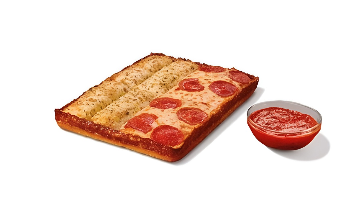 Little Caesars is spotlighting the launch of its new Detroit-Style Slices-N-Stix pizza, offering single-serve convenience just ahead of the Super Bowl game. 