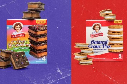 Little Debbie is bringing its iconic snack cakes to the freezer aisle with new ice cream sandwiches inspired by Oatmeal Creme Pies and Cosmic Brownies.