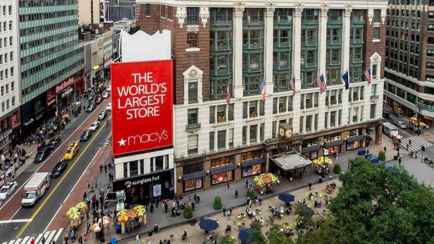 Macy's storefront