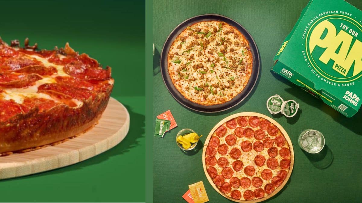 Pan Pizza from Papa Johns Pizza
