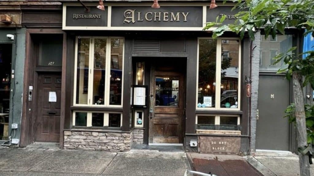 Entrance of Alchemy Restaurant and Tavern (Source: Yelp)
