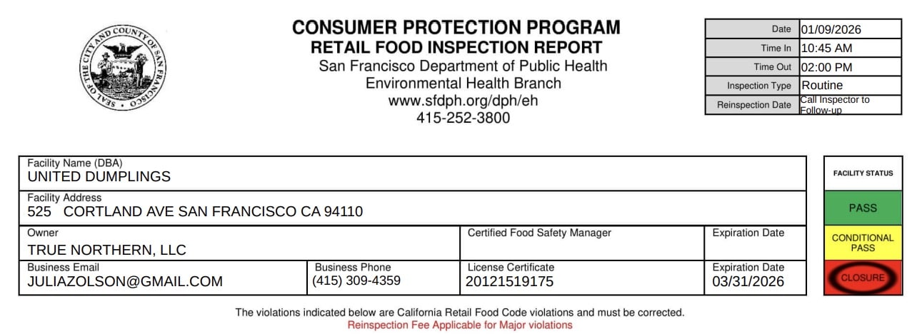 Potentially hazardous foods were seen stored outside of temperature control.