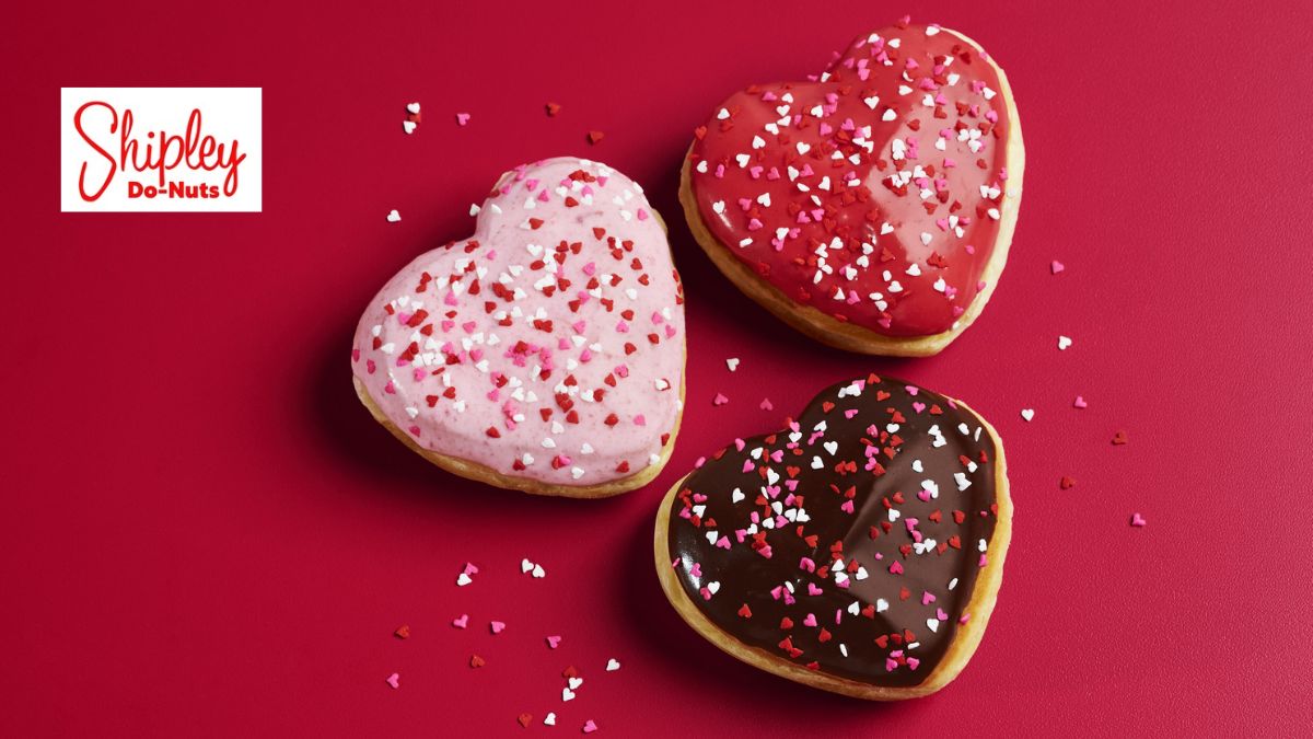 Shipley Donuts' Valentine themed donuts