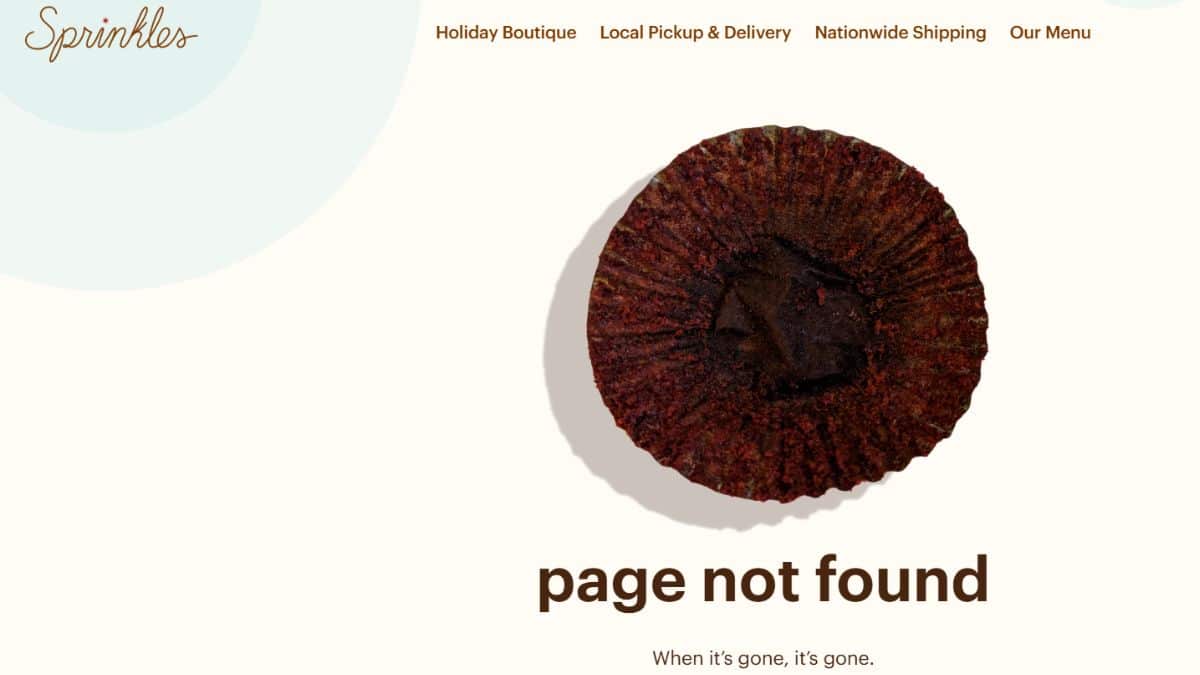 Sprinkles Cupcake official website