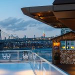 One Williamsburg Wharf has reimagined its outdoor pool as a seasonal ice skating spot using Glice.