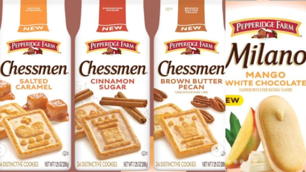 New flavor launches by the Pepperidge Farm brands (Source: Instagram@Snackolator)