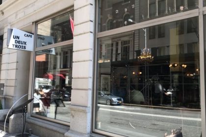 A Times Square staple since 1977, Cafe Un Deux Trois offers a menu that combines French classics like steak frites and Boeuf Bourguignon with NYC’s juicy burgers and sandwiches.