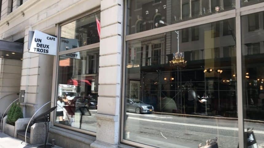 A Times Square staple since 1977, Cafe Un Deux Trois offers a menu that combines French classics like steak frites and Boeuf Bourguignon with NYC’s juicy burgers and sandwiches.