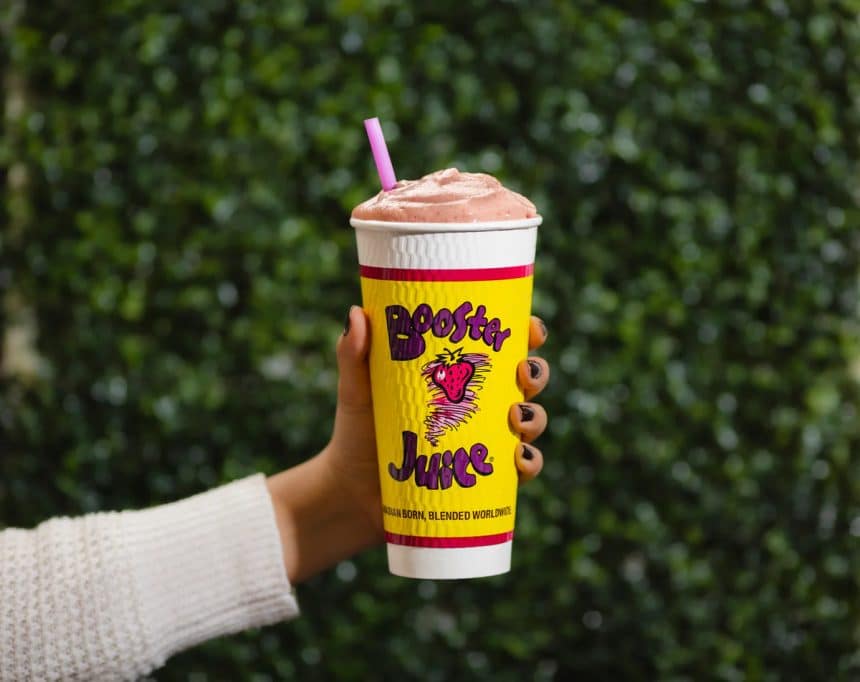 Booster Juice Opening at Erin Mills Town Centre
