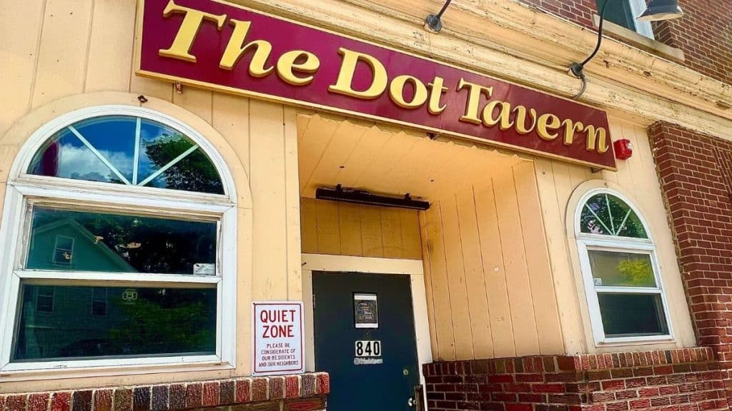 Entrance of The Dot Tavern in Dorchester (Source: dorchestertavern.com)