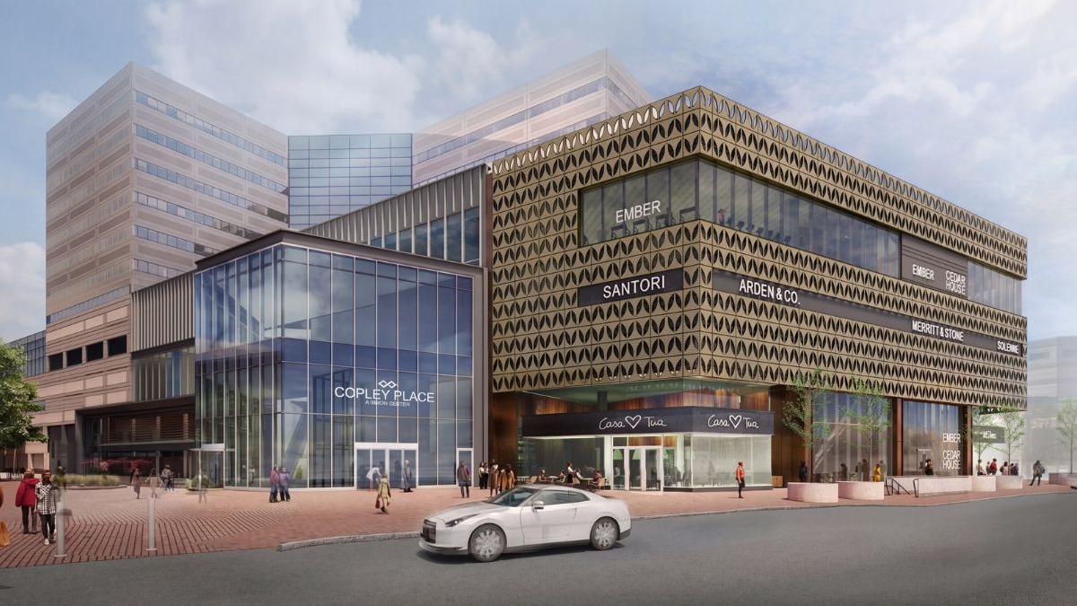 Simon Group has unveiled plans for multilevel redevelopment at Copley Place in Boston’s Back Bay, introducing new luxury retail and dining.