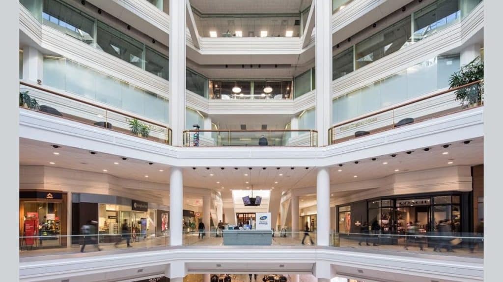 Inside the Copley Place, a multi-level premier shopping and dining destination (Source: simon.com)