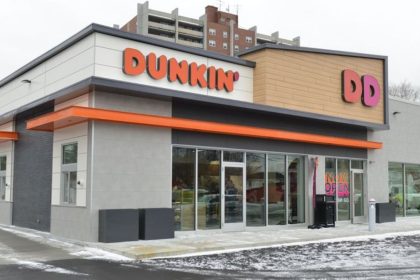 Dunkin' store's outside image