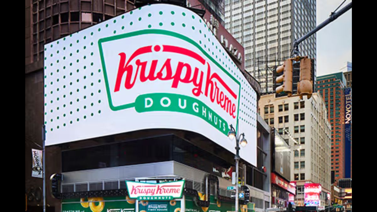 Krispy Kreme's storefront