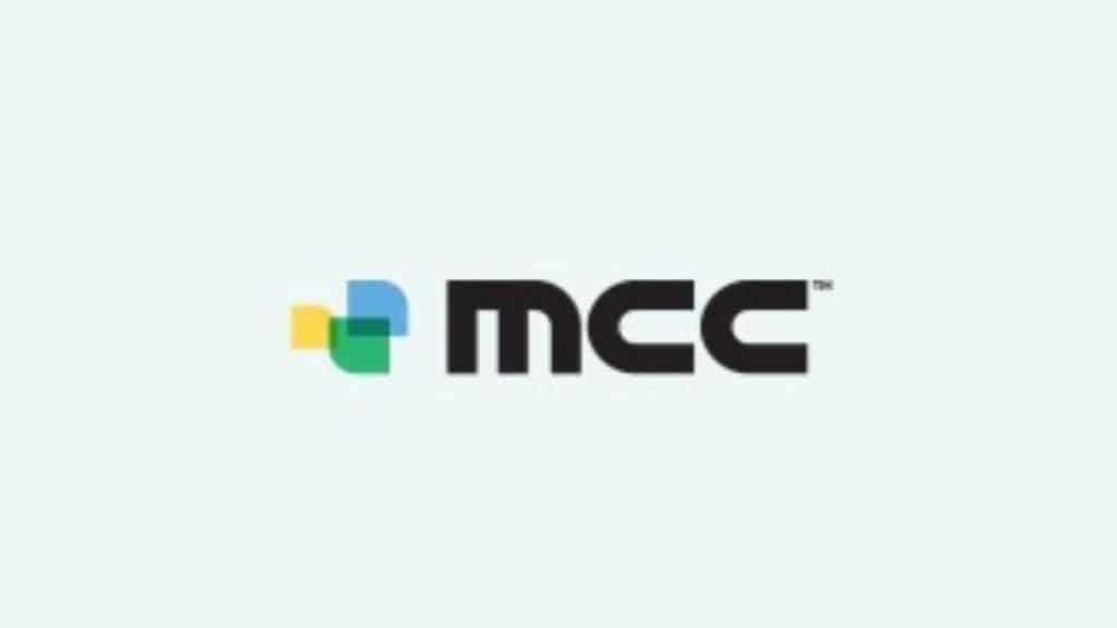 This is a brand logo of Multi-Color Corporation (MCC).