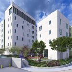 This is a rendered image of Union Tower Apartments.