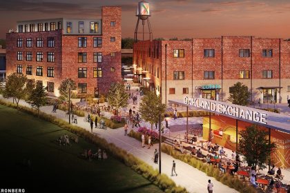 Construction is now underway for the Oakland Exchange project.