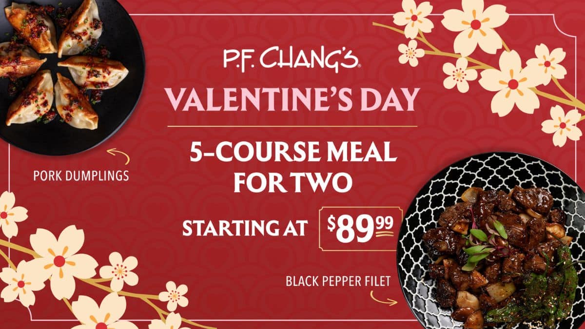 P.F. Chang's menu poster