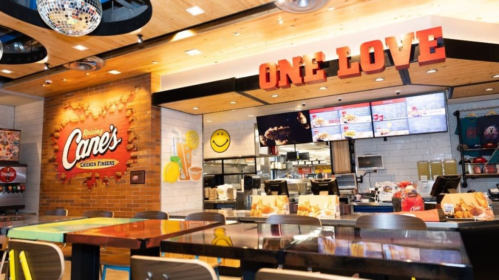 Inside the happening atmosphere and interiors of Raising Cane’s (Source: Official, Photo Credit: Raising Cane’s)