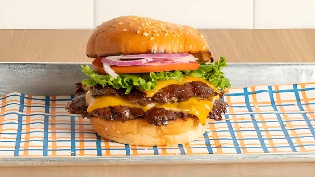 Image of a Super Burger from the menu of Super Duper Burgers (Source: superduperburgers.com)