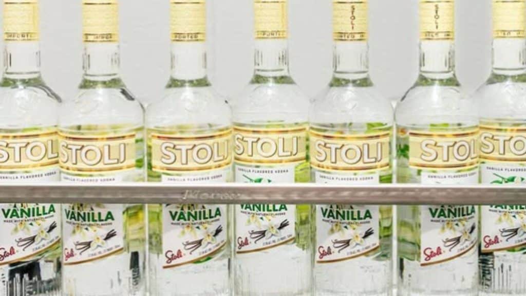 This image shows alcoholic drinks offered by Stoli Group.