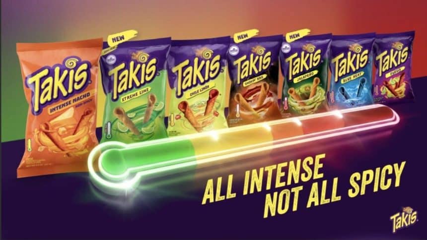 Takis' new flavored rolled tortilla chips