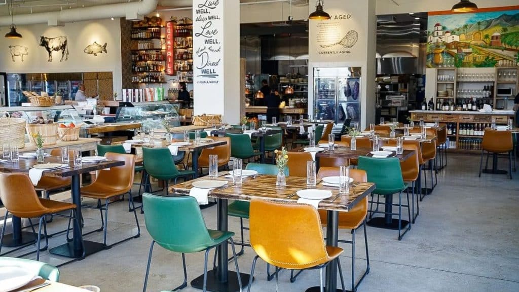 Inside the dining area of The Market by The Meat Cellar (Source: themarketbythemeatcellar.com)